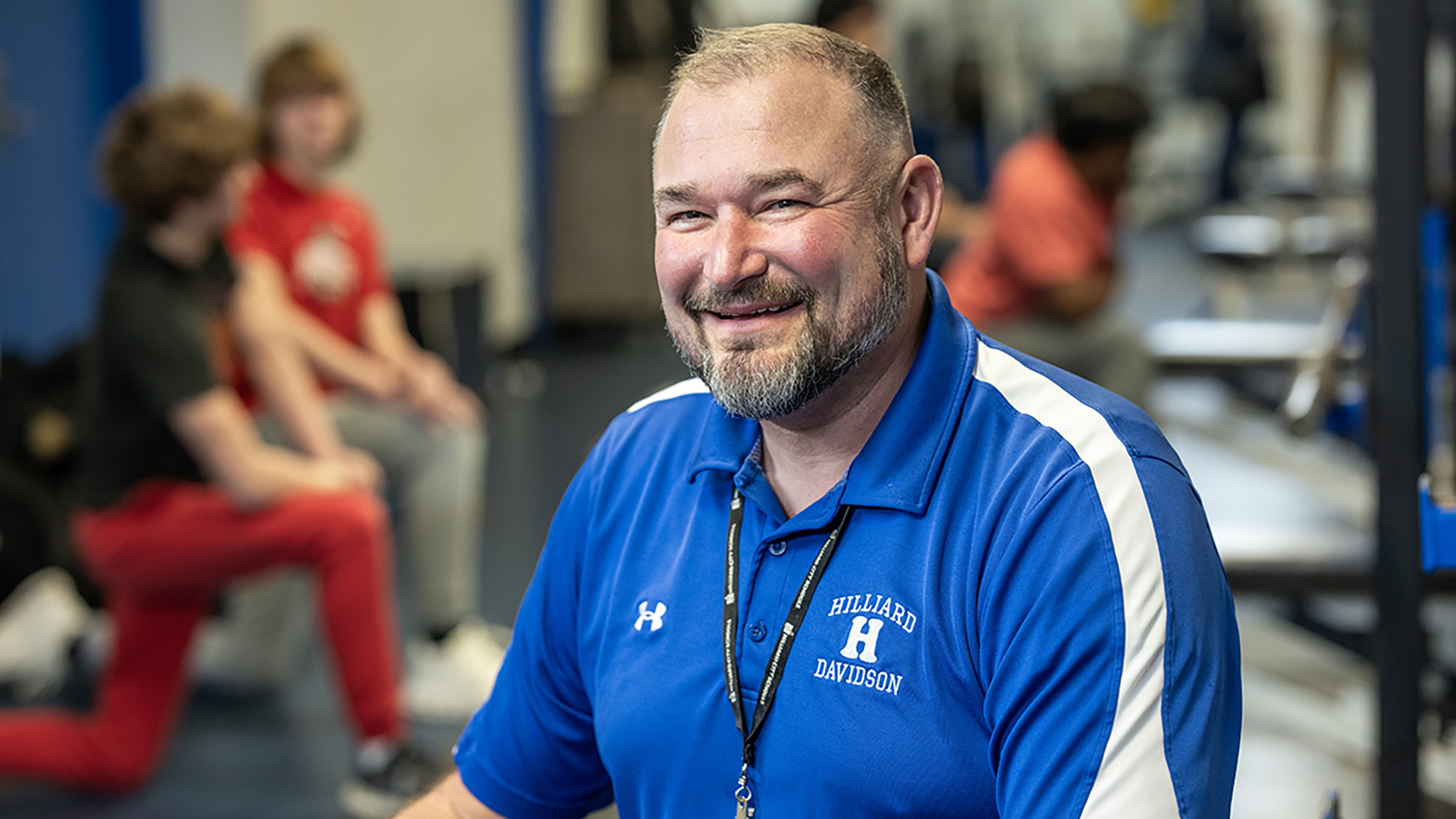 Portrait of Matt Beatty Hilliard Davidson track and field coach