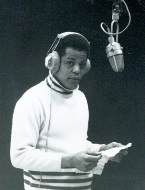 Carl Fisher in the studio